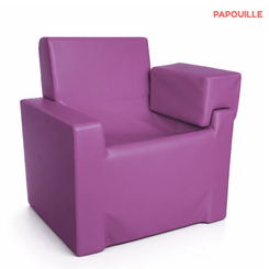 Puériculture - Fauteuils, coussins et accessoires d'allaitement - Fauteuil d'allaitement en mousse pvc avec accoudoirs groix