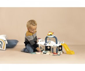 Jouets - Garages, Voitures et Circuits pour Enfant - Garage avec voiture