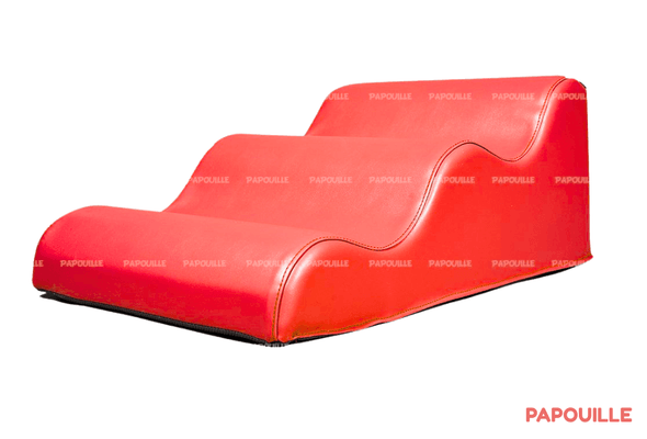 Motricité - Module de Motricité Bébé - Module petite vague marée en mousse pvc h.23 rouge