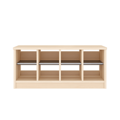 Mobilier - Banc vestiaire & Porte Manteaux - Banc vestiaire 8 casiers 80x33x35cm - Lupi