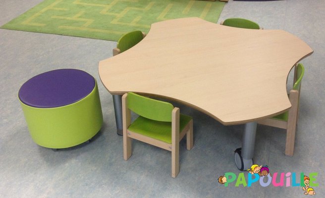 Mobilier - Tabouret et Assise au sol - Tabouret 5 roulettes