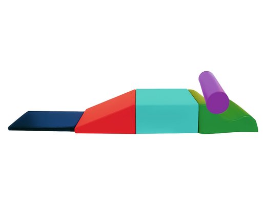 Motricité - Parcours de Motricité Crèche - Kit de 5 modules mini poussin en mousse pvc 23cm