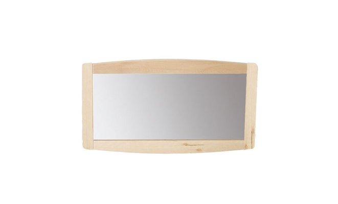 Mobilier - Chevalets et Miroirs  - Miroir enfant avec cadre sans barre de soutien 120x60cm naturel
