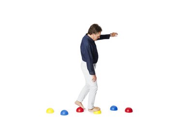 Jeux - Bascules et Équilibre - Hémisphères d'équilibre 6 pcs en plastique