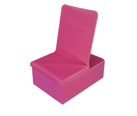 Mobilier - Tabouret et Assise au sol - Siège au sol avec rehausseur amovible Fuchsia