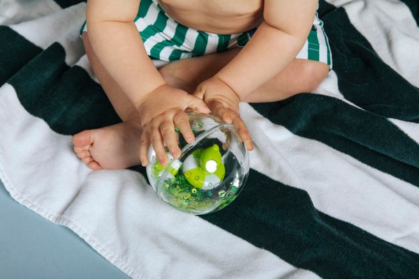 Motricité - Eveil Sensoriels et Tactiles - Boule sensorielle - Grenouilles