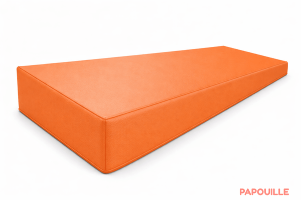 Motricité - Module de Motricité Bébé - Module trapèze en mousse pvc h.23cm orange