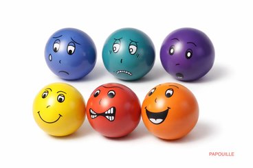 Jouets - Jouets d'Éveil - Lot de 6 balles a émotions