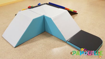 Motricité - Parcours de Motricité Maternelle - Parcours de motricité 4 en 1