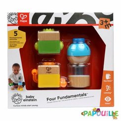 Jouets - Jeux de Construction - 4 hochets bois à empiler baby einstein