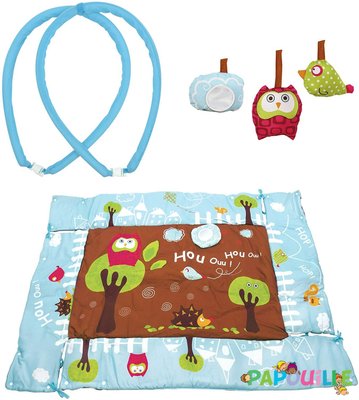 Jouets - Tapis et Jeux d'Éveil, Portiques d'Activité - Tapis d 'eveil avec arche de jeux chouette bleu