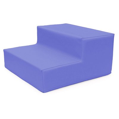 Motricité - Module de Motricité Bébé - Module escalier en mousse 2 marches bleu