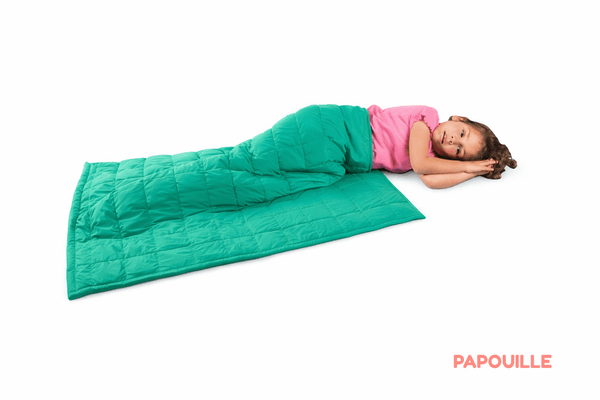 Motricité - Eveil Sensoriels et Tactiles - Couverture lestée enfant 76 x 86 cm - 2 Kg