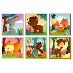 Jeux - Jeux Éducatifs et Puzzle - Kubkid - animaux de la forêt - 9 cubes