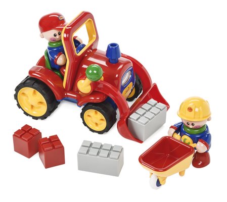 Jouets - Garages, Voitures et Circuits pour Enfant - Voiture de construction avec figurines 