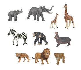 Jouets - Figurines - Lot n°4 11 figurines animaux sauvages (figurines papo)