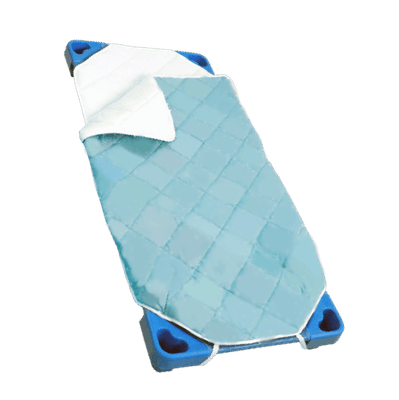 Couchage - Linge de Lit Bébé, Enfant  - Sac de couchage matelassé 55 X 130 cm - Turquoise