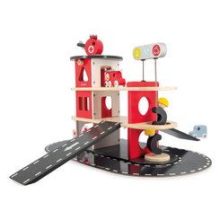 Jouets - Garages, Voitures et Circuits pour Enfant - Caserne de pompier enfant - bois