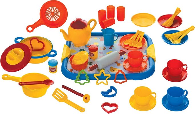 Jouets - Jouets d'Imitation et d'Imagination - Dinette 52 pieces