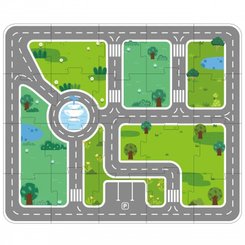 Jouets - Jeux de Construction - blocs à empiler 100 pièces + Puzzle la ville