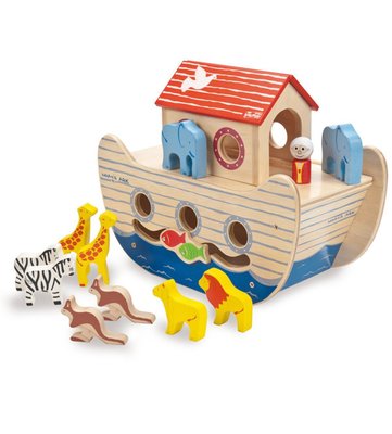 Jouets - Figurines - Jouet - l'arche de noé en bois