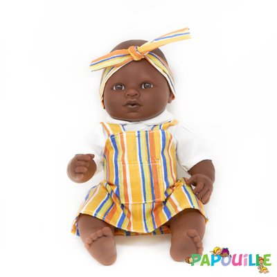 Poupon africain 30 cm, fille