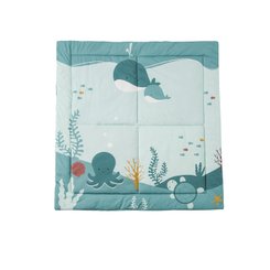 Jouets - Tapis et Jeux d'Éveil, Portiques d'Activité - Tapis d'éveil réversible 1 x 1 m pour deux ambiances différentes
