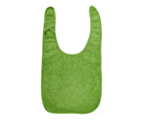 Repas - Bavoir - Bavoir à oreilles de lapin  400g/m² - 30x30 cm - vert