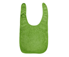 Repas - Bavoir - Bavoir à oreilles de lapin  400g/m² - 30x30 cm - vert