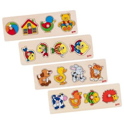 Jeux - Jeux Éducatifs et Puzzle - Puzzle animaux - 4 pièces