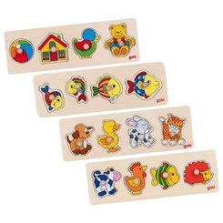 Jeux - Jeux Éducatifs et Puzzle - Puzzle animaux - 4 pièces
