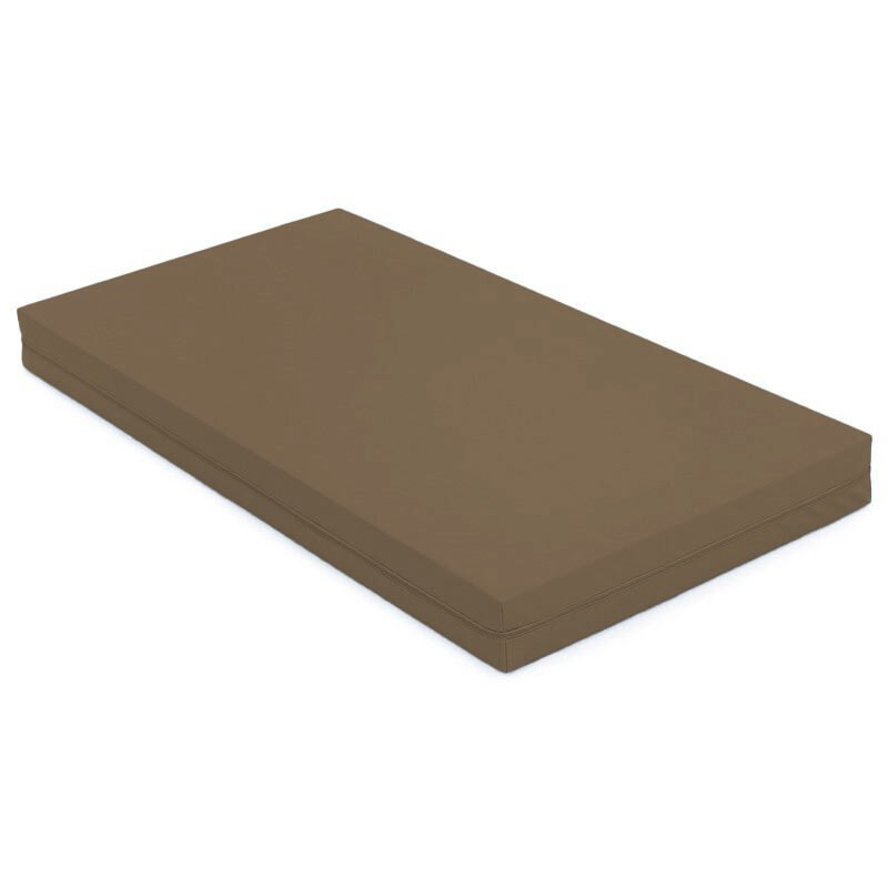 Lot de 5 matelas en tissu lavable 60 x 120 taupe