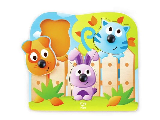 Jeux - Jeux Éducatifs et Puzzle - Puzzle à gros boutons animaux de la ferme