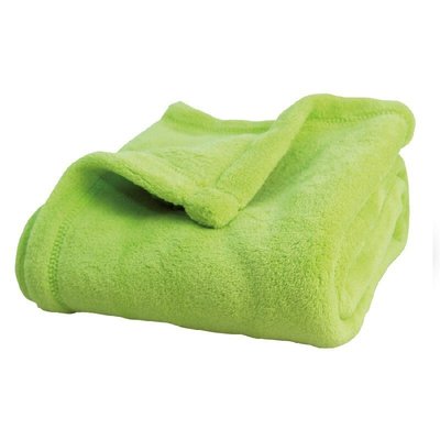 Couchage - Couverture de Lit Enfant - Couverture Micro 250 Gr 75 x 100 cm Anis