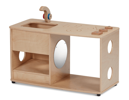 Mobilier - Mobilier de jeux d'imitation - Cuisine d'activités 6 mois et + avec robinet en bois