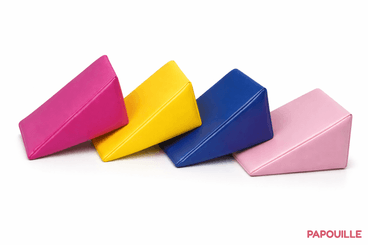 Motricité - Module de Motricité Enfant - Module coussin trapèze en mousse pvc x h.30