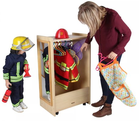 Mobilier - Accessoires pour meuble de rangement - Petit chariot d'habillage avec miroirs