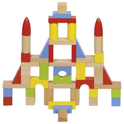 Jouets - Jouets à Empiler ou à Encastrer - Jeu de construction 50 blocs