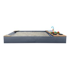 Jeux - Bac à Sable et Accessoires  - Bac à sable avec banc et jeux de cuisine