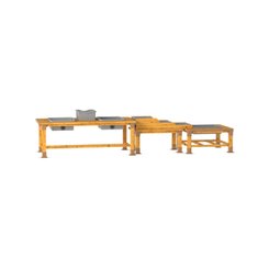 Mobilier - Mobilier extérieur - Set de 3 tables d'eau en plein air