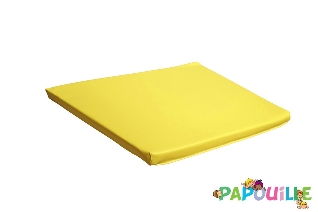 Tapis carré en mousse pvc 100 x 100 x 3cm jaune