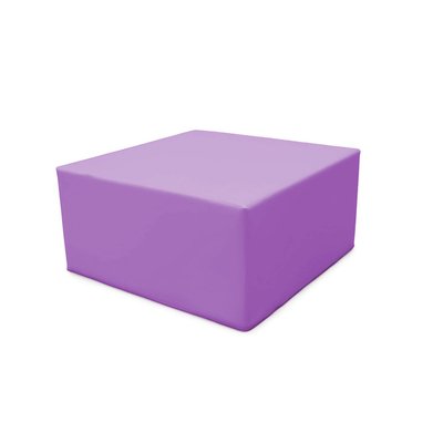 Motricité - Module de Motricité Bébé - Module bloc carre en mousse pvc h.23cm parme