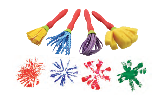 Jeux - Loisirs Créatifs  - Set de 4 brosses à texture