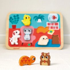 Jeux - Jeux Éducatifs et Puzzle - Puzzle 7 pièces - Les animaux domestiques