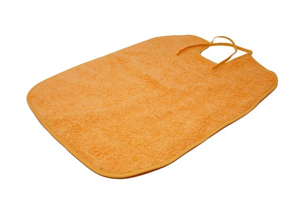 Repas - Bavoir - Bavoir a lacette orange 30 x 40 cm