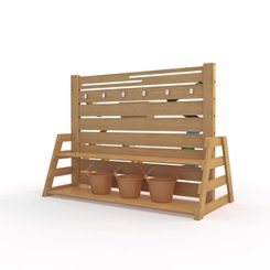 Mobilier - Aire de jeux et structure extérieure - Mur de jeux de sable