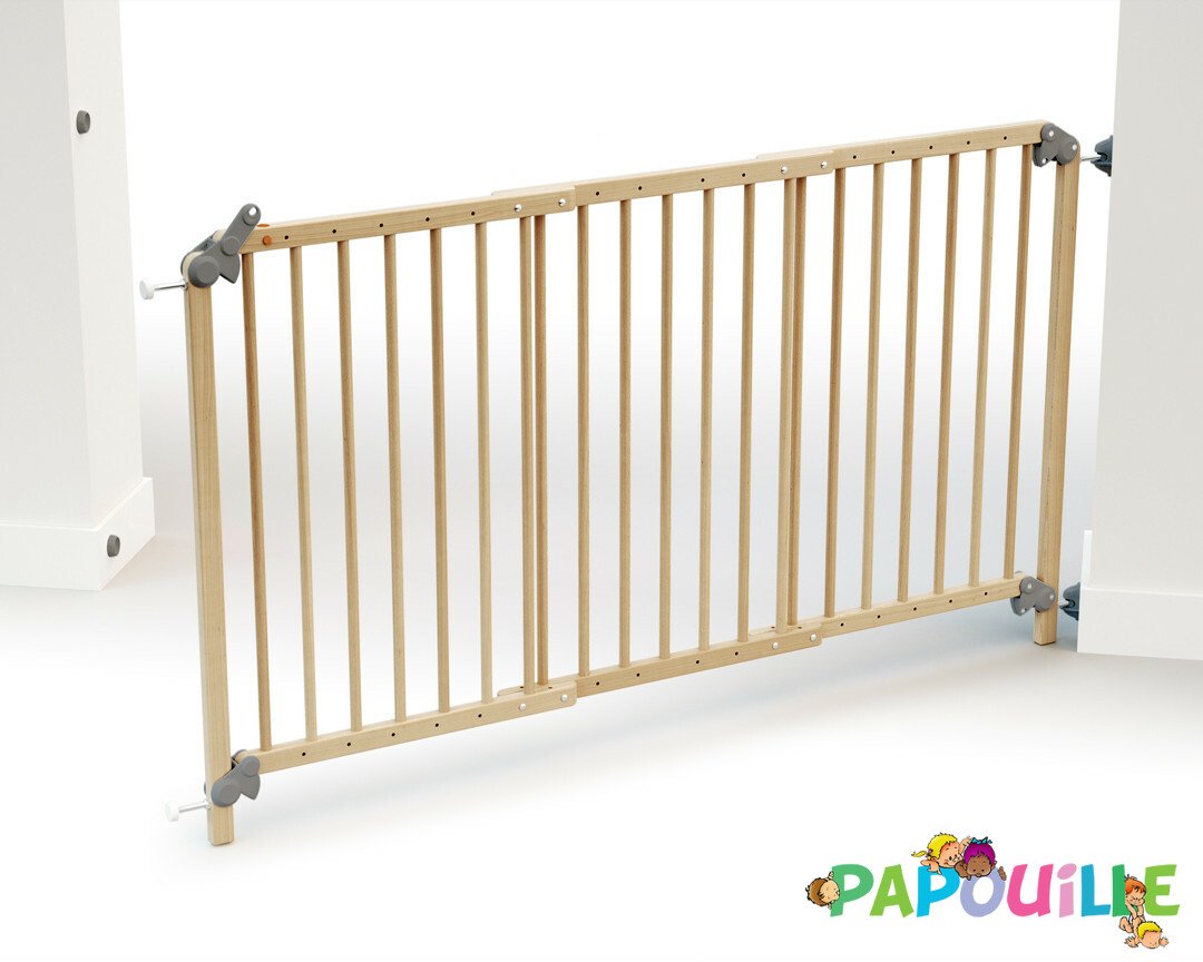 Barriere de securite 73-152cm naturel Top crèches