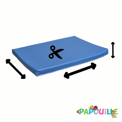 Motricité - Tapis de gym sur mesure - Tapis en mousse sur mesure épaisseur 2cm /m2 - Philippine