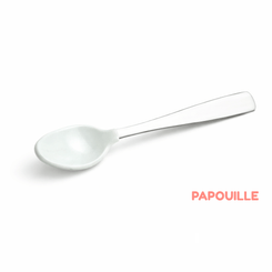 Repas - Couverts Enfant, Adulte - cuillère bébé douce en silicone long manche inox