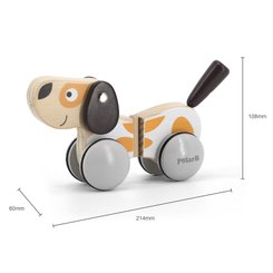 Jouets - Jouets à Pousser, à Tirer - Chien à tirer Poupy